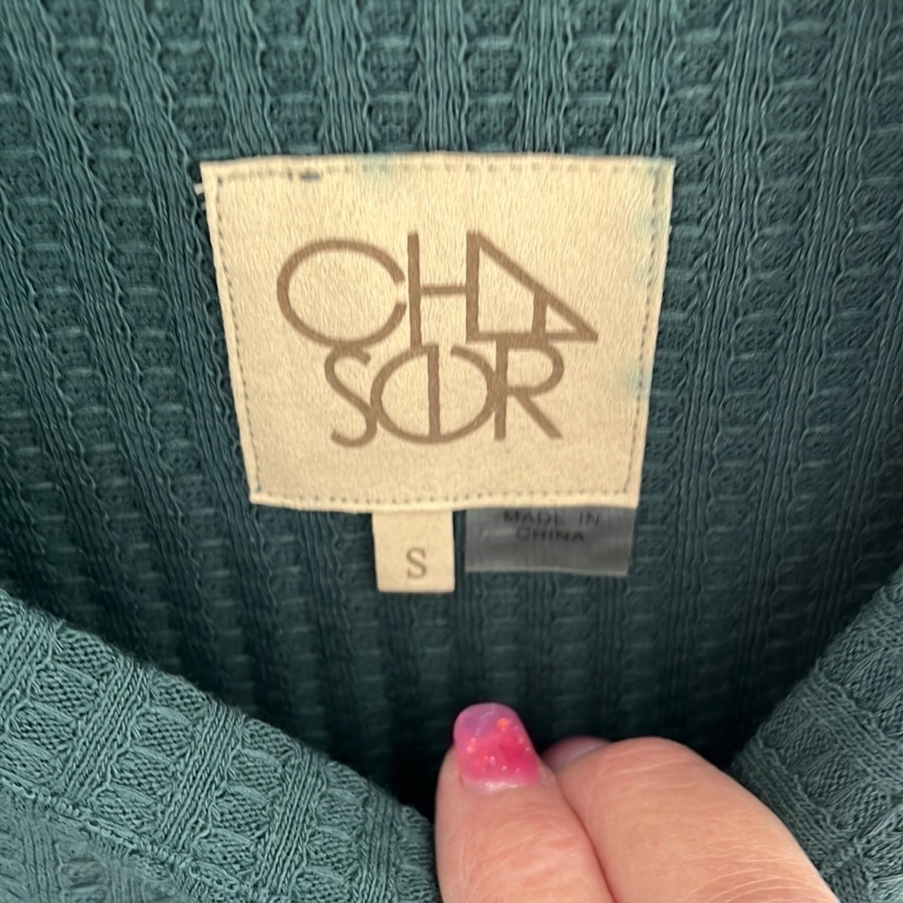 Chaser Women’s pine green top size small NWT - Picture 2 of 8